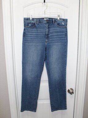 Sofia Vergara Womens Eden Super High Rise Stretch Jeans 18W Denim (24-7)